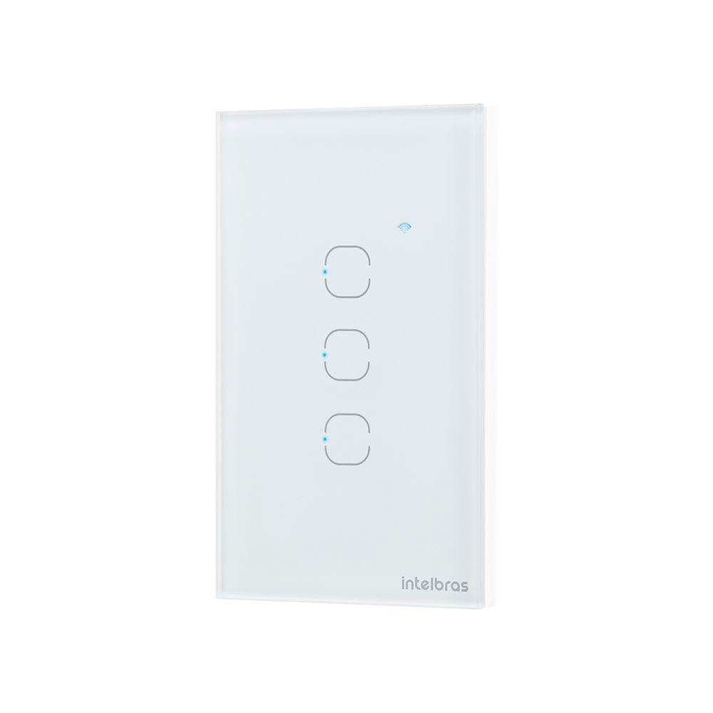 Interruptor Smart Zigbee Touch 3 Canais Branco Intelbras - 2