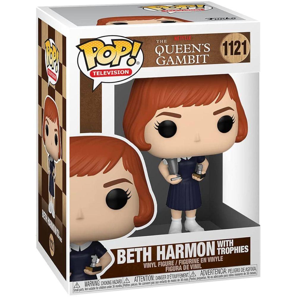 Funko Pop Beth Harmon Troféus 1121 O Gambito da Rainha Funko - 3
