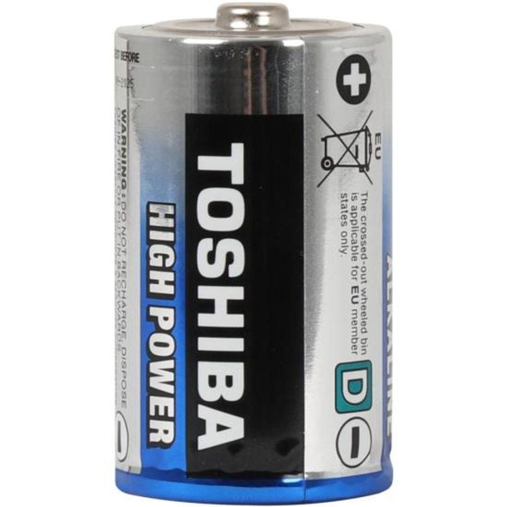 Pilha Alcalina D 1,5V LR20GCP (Com2 Pilhas) Toshiba - 3