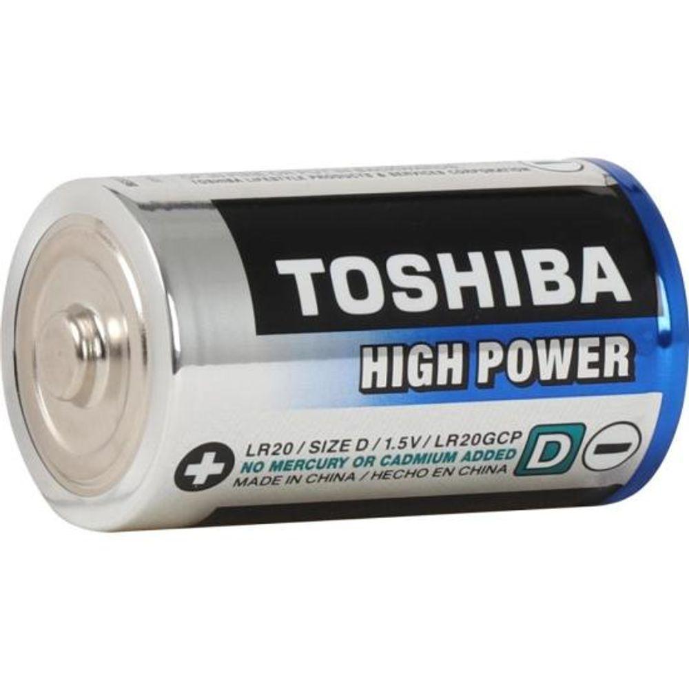 Pilha Alcalina D 1,5V LR20GCP (Com2 Pilhas) Toshiba - 4
