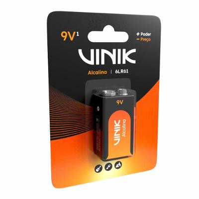 Pilha Alcalina 9V Vinik