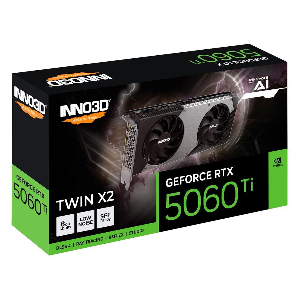 GPU GeForce RTX 5060 Ti 8GB GDDR7 Twin X2 INNO3D - 3
