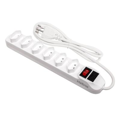 Protetor Eletrônico 6 Tomadas Branco Intelbras