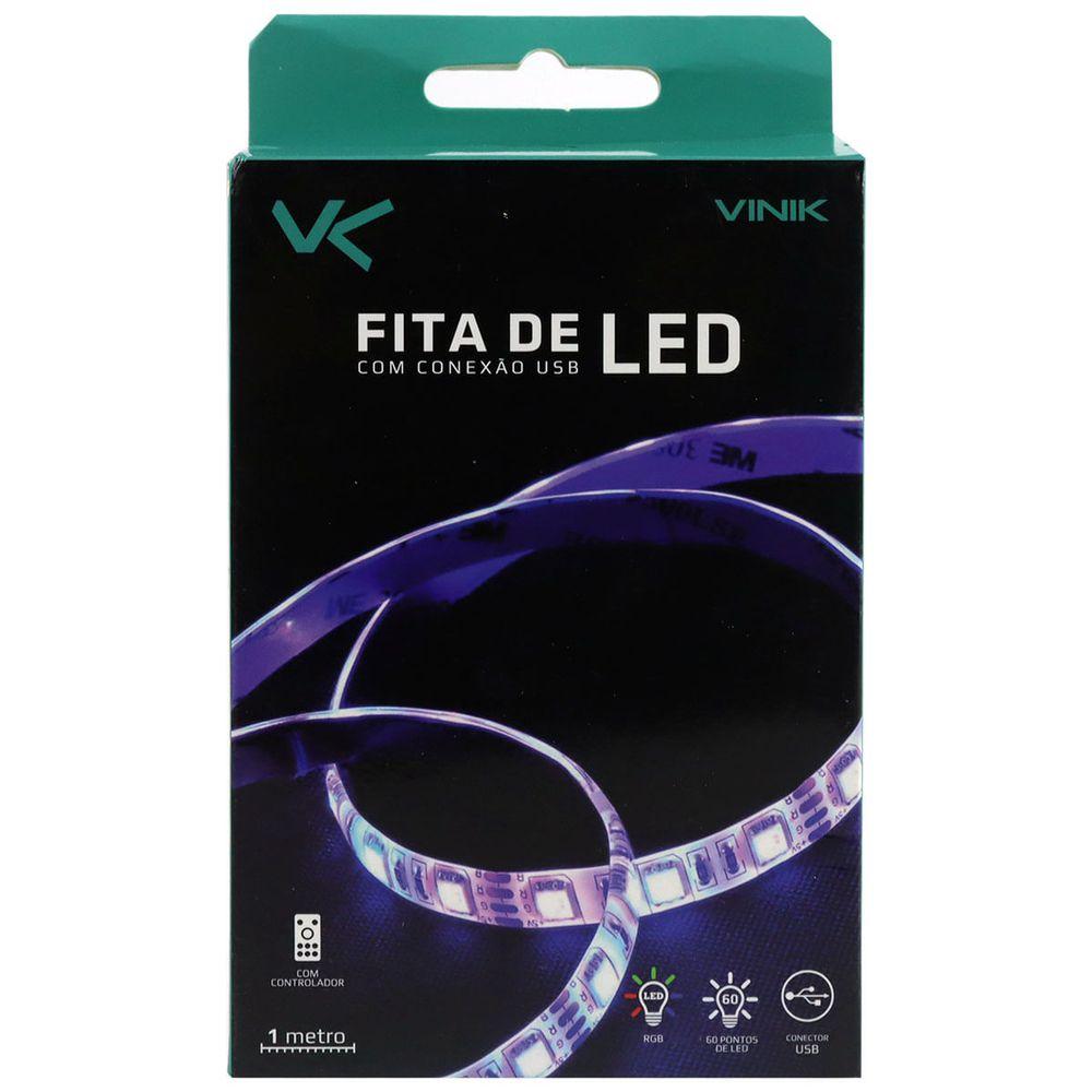 Fita LED VX Gaming RGB USB 2m com Controlador VINIK - 9
