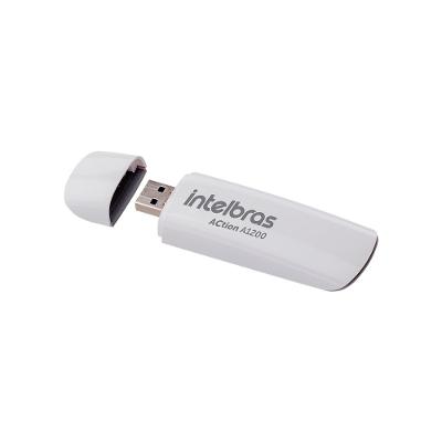 Adaptador USB Wireless AC1200 Action A1200 Intelbras