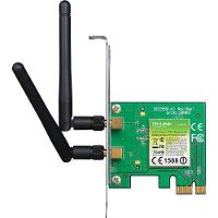 Placa Rede Wireless TLWN881ND PCIe 300Mbps Low Profile TP-LINK - 1