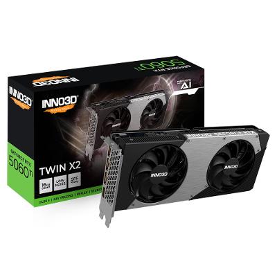 Placa de Vídeo GeForce RTX 5060 Ti 16GB GDDR7 X2 OC INNO3D