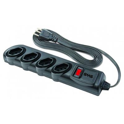 Filtro de Linha Bivolt 4 Tomadas Cabo 3m SMS