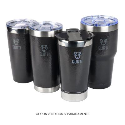 Copo Térmico com Abridor 473ml Verde QUATI