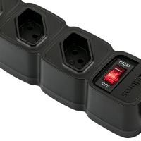 Protetor Eletrônico EPE 205 5 Tomadas Cabo 3m Preto Intelbras