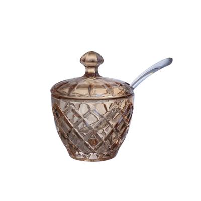 Açucareiro de Vidro Encanto Âmbar Hauskraft