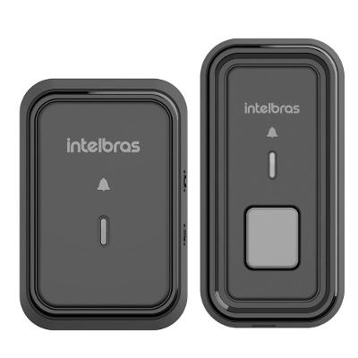 Campainha Sem Fio CIB 101 Preta Intelbras