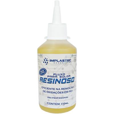 Fluxo Resinoso 110ml Solda Eletrônica Implastec