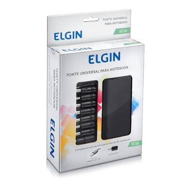 Fonte Universal Notebook 90W 9 Adaptadores Elgin