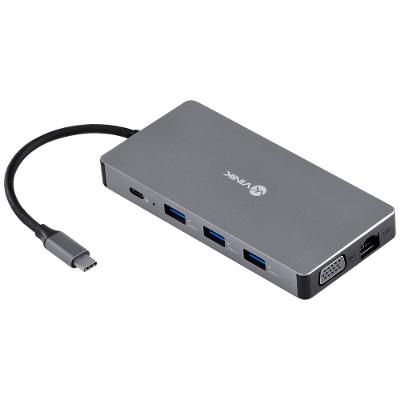 HUB USB-C 10 em 1 HDMI VGA USB 3.0 PD 60W VINIK