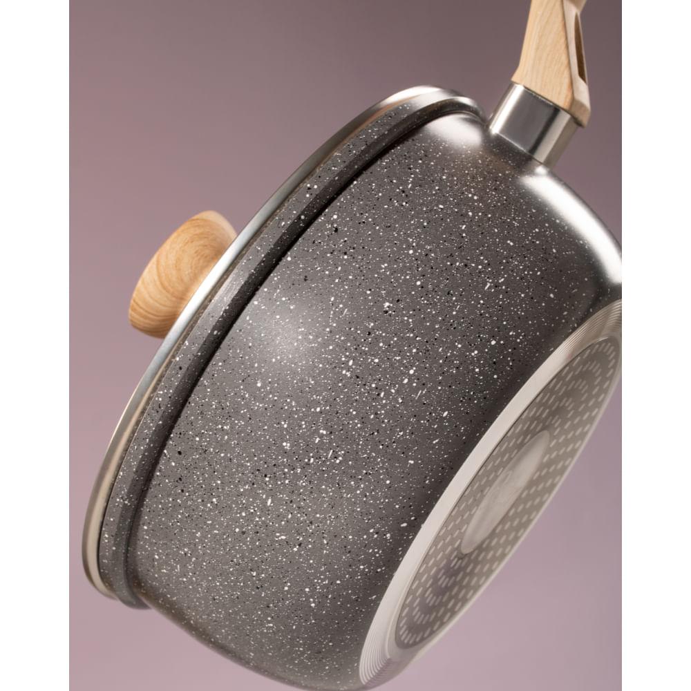 Panela com Tampa 3L 20CM Marble Dark Grey Oster - 3