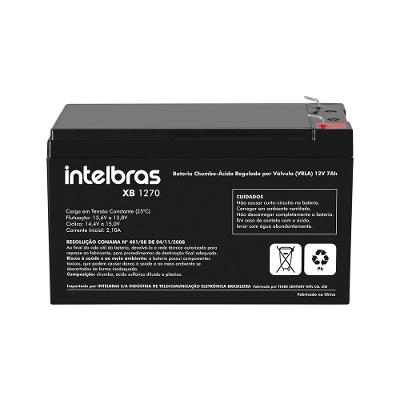 Bateria Chumbo Ácido 12V XB1270 Segurança Intelbras