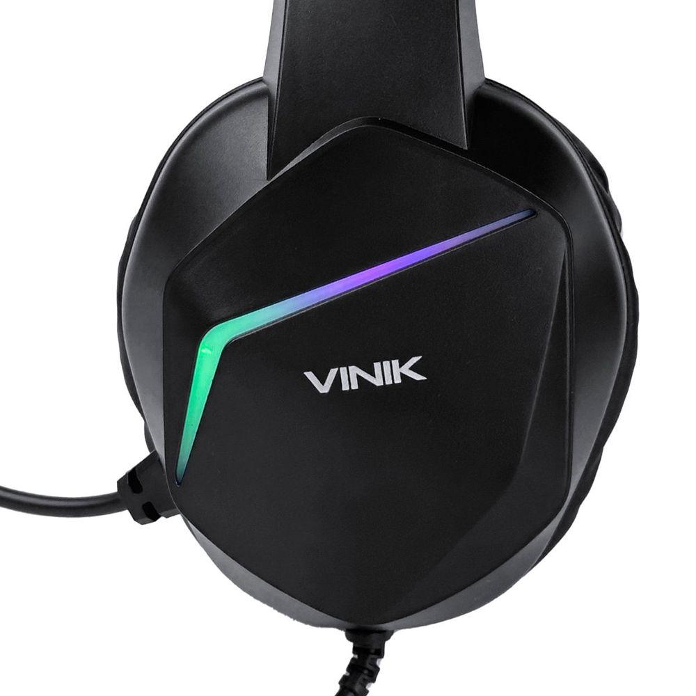 Fone Headset Gamer Vinik V Blade III USB LED Rainbow - 9