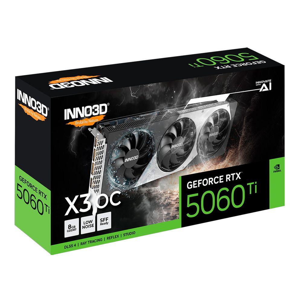 GPU GeForce RTX 5060 Ti 8GB GDDR7 X3 OC Inno3d - 3