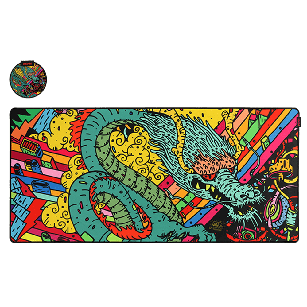 Mouse Pad Gamer Dragon Extended 900x420mm PCYES - 1