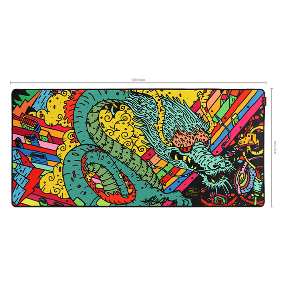 Mouse Pad Gamer Dragon Extended 900x420mm PCYES - 5