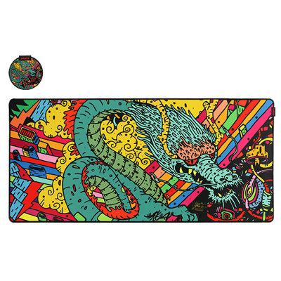 Mouse Pad Gamer Dragon Extended 900x420mm PCYES