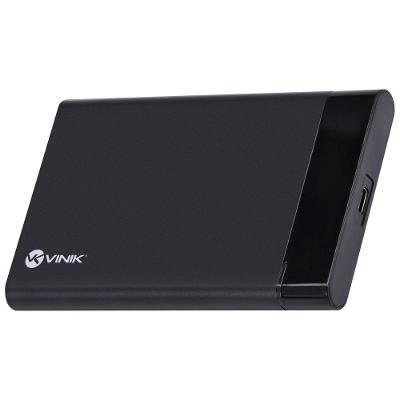 Case Externo SSD 25 Alumínio USB C 31 Preto Vinik
