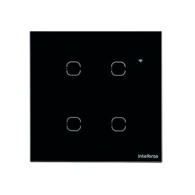 Interruptor Smart Wi-Fi Touch Intelbras EWS 1004 4 Teclas