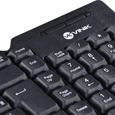 Kit Teclado e Mouse USB Vinik CD100 1000DPI