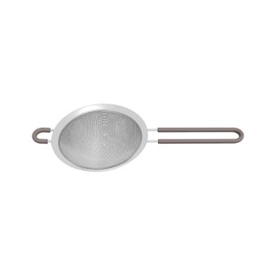 Peneira Softta Aço Inox Polipropileno Cinza 12cm