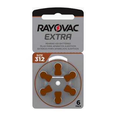 Bateria Auditiva 312 Rayovac 6 Unidades