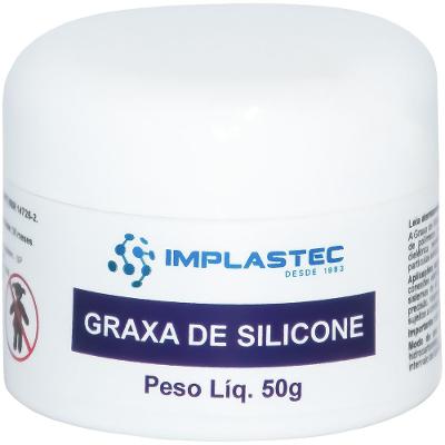 Graxa de Silicone 50 gramas para Lubrificação IMPLASTEC