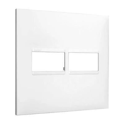 Placa 1+1 Posto 4x4 Branca Legrand Pial Plus+