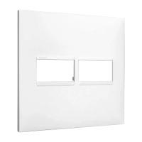 Placa 1+1 Posto 4x4 Branca Legrand Pial Plus+ - 1