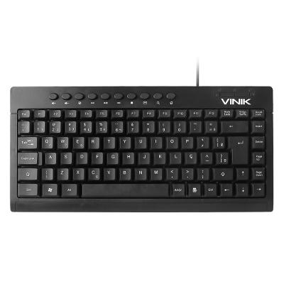 Teclado USB Multimidia ABNT2 10 Teclas 1.8m VINIK DT111
