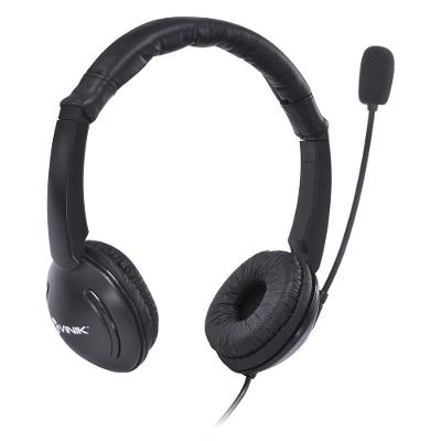 Fone Headset USB Microfone Preto Vinik 1