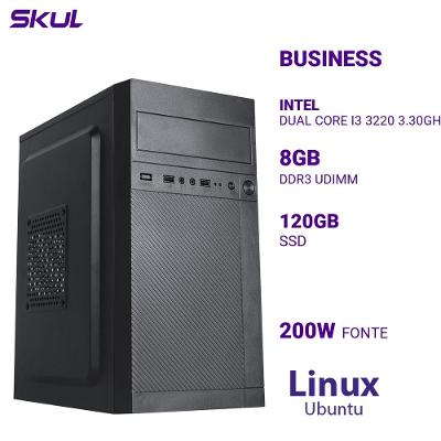 Computador SKUL B300 i3 8GB SSD 120GB Ubuntu