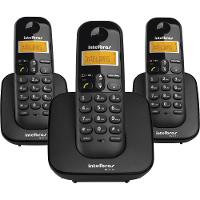 Telefone Sem Fio Identificador Chamadas 2 Ramais TS3113 Intelbras - 1