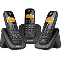 Telefone Sem Fio Identificador Chamadas 2 Ramais TS3113 Intelbras - 2