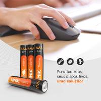 Pilha Alcalina AAA 1.5V Pack com 2 Vinik - 2