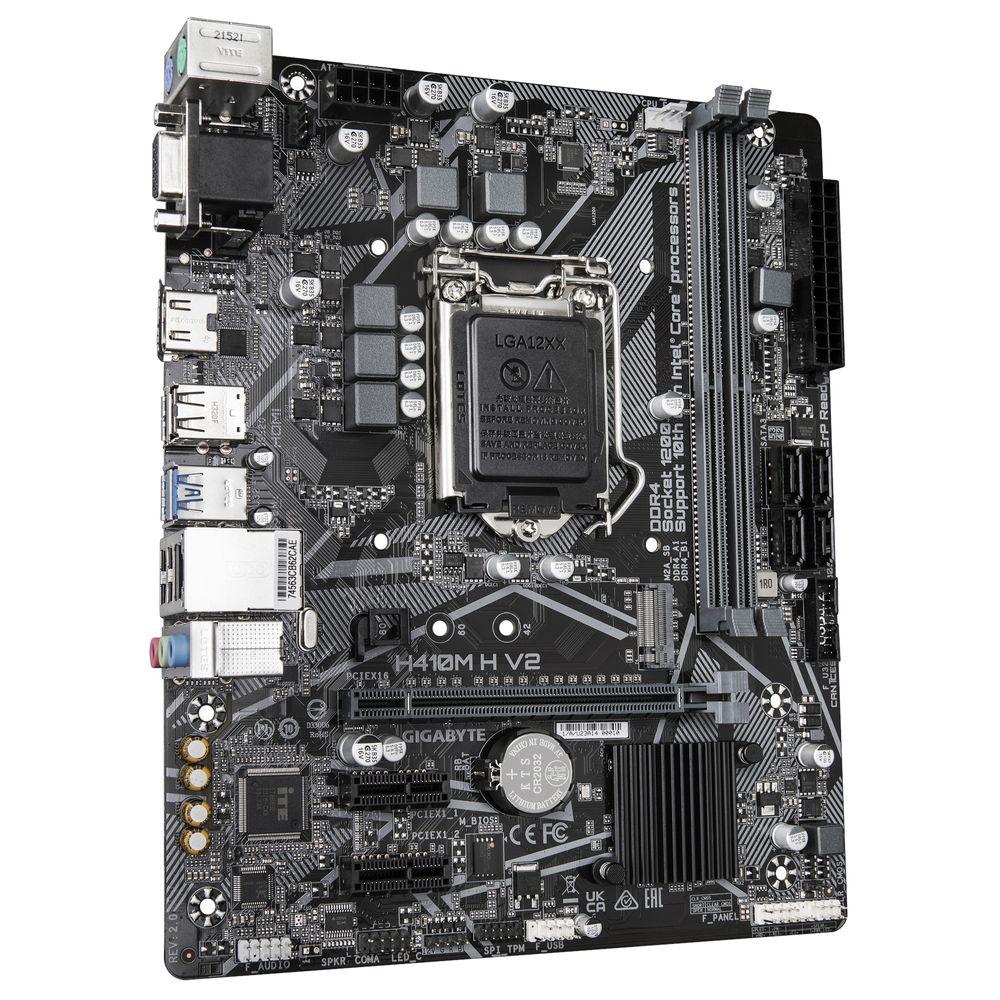 Placa Mae H410M H V2 mATX LGA1200 DDR4 HDMI GIGABYTE - 2