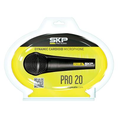 Microfone Profissional PRO20 com Fio SKP