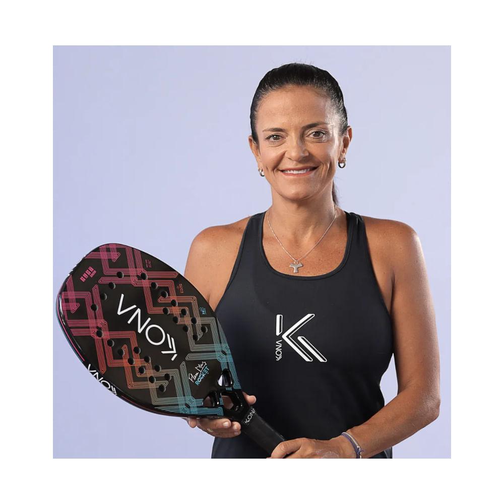 Raquete Beach Tennis Kona Rocket Zig Zag 2024 Carbono 3K - 4