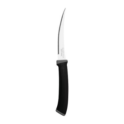 "Faca para Tomate Felice Aço Inox Cabo Preto 4"""