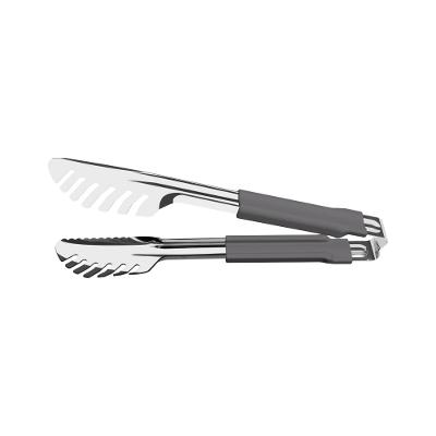 Pegador Utilitá Inox Cabo Emborrachado Cinza 24cm