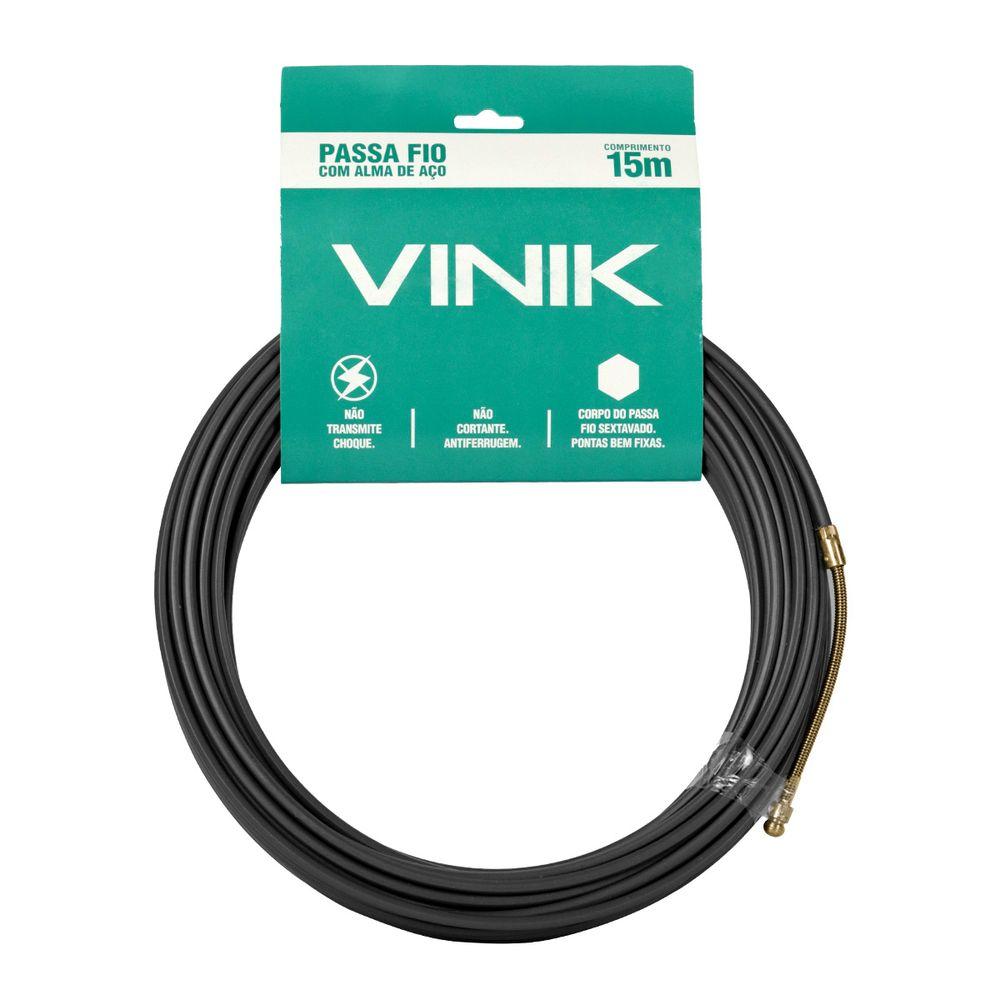 Passa Fio Alma de Aço 15m Cinza Vinik - 4