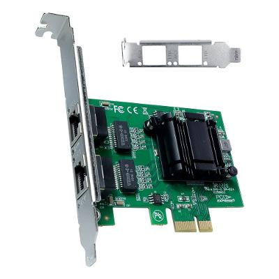 Placa de Rede Dual Port 10 100 1000 PCI-E Low Profile VINIK