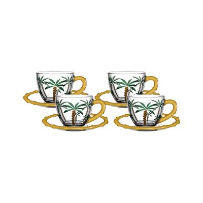 Conjunto de Xícaras de Café Tranc 100ml 4 Peças Hauskraft