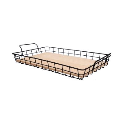 Bandeja Hauskraft Retangular 43cm Alça Aramada