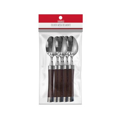 Conjunto de Colheres de Mesa Belmonte Elegante 6 Peças Hauskraft
